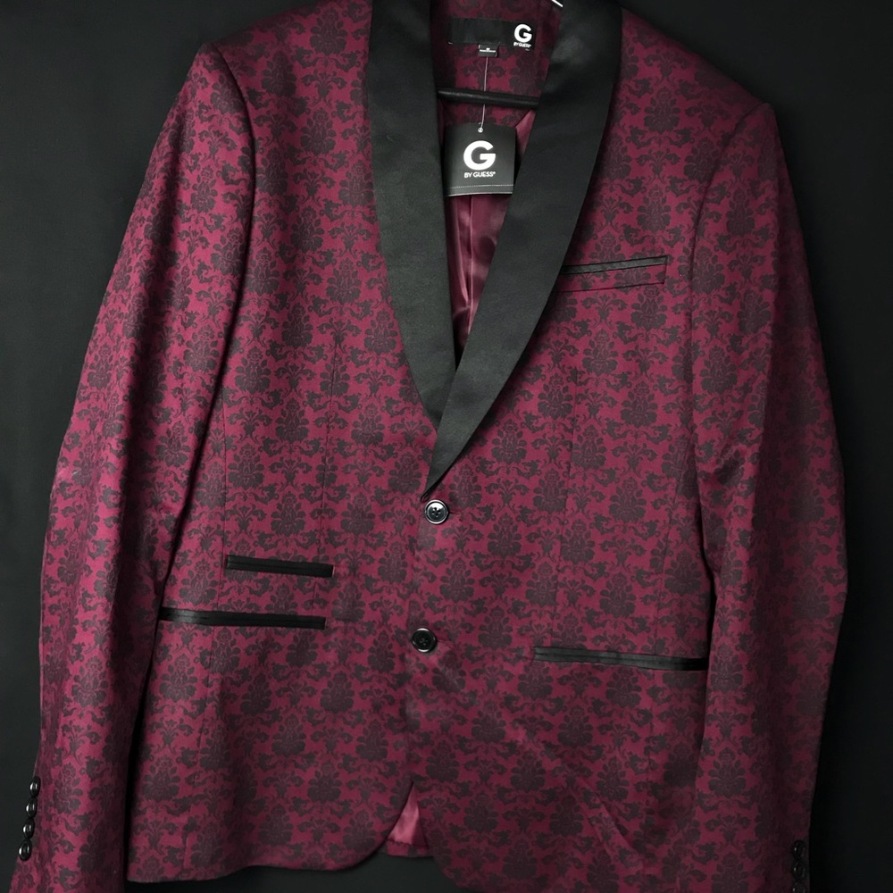 Guess men’s blazer,size m.Floral design
